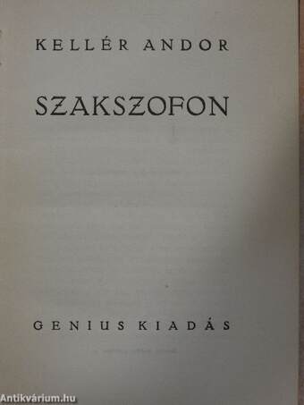 Szakszofon