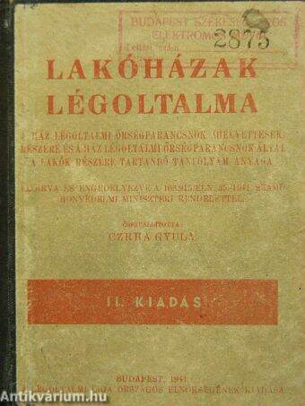 Lakóházak légoltalma