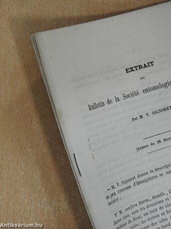 Extrait du Bulletin de la Société entomologique de France 