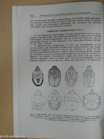 Bemerkungen über einige stadien der larven von pentatomoidea in der zoologischen abteilung des Ungarischen National-Museums