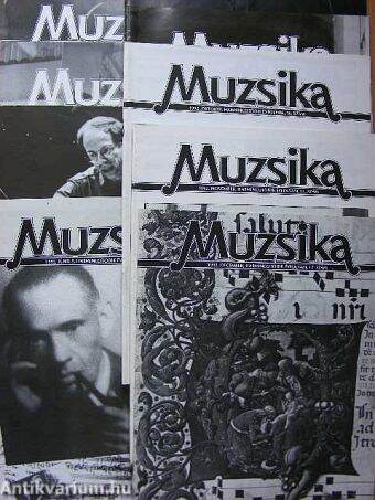 Muzsika 1992. (nem teljes évfolyam)