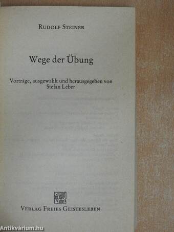 Wege der Übung