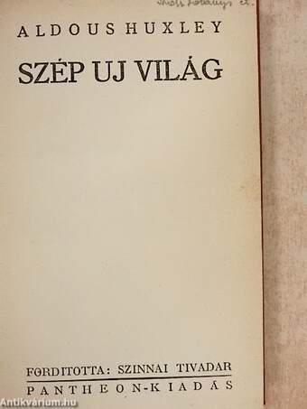 Szép uj világ