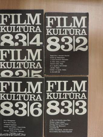 Filmkultúra 1983. (nem teljes évfolyam)