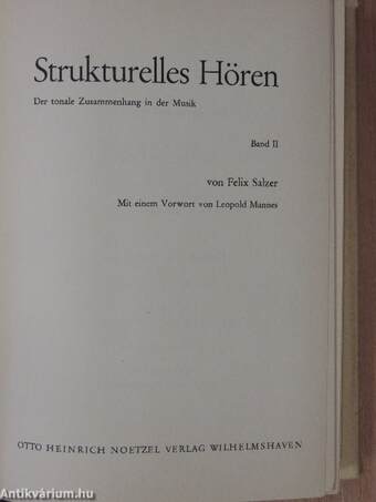 Strukturelles Hören II.