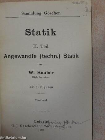 Statik II.