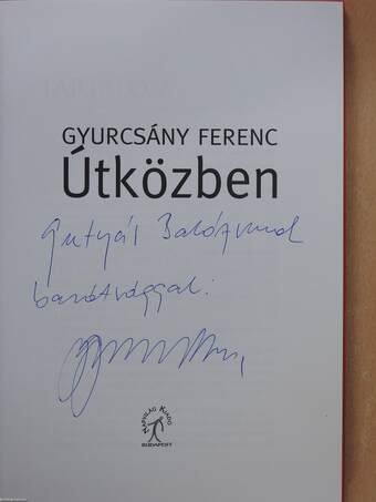 Útközben (dedikált példány)