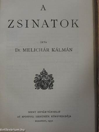 A zsinatok