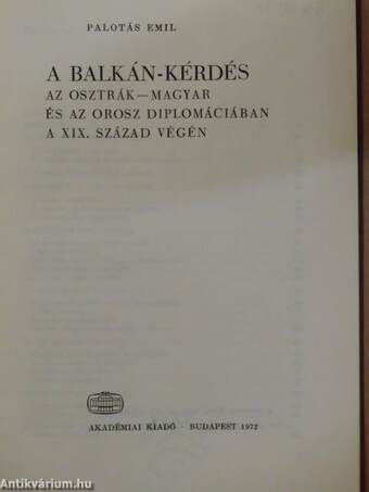 A Balkán-kérdés