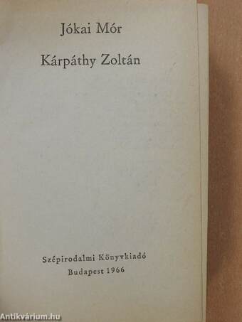 Kárpáthy Zoltán