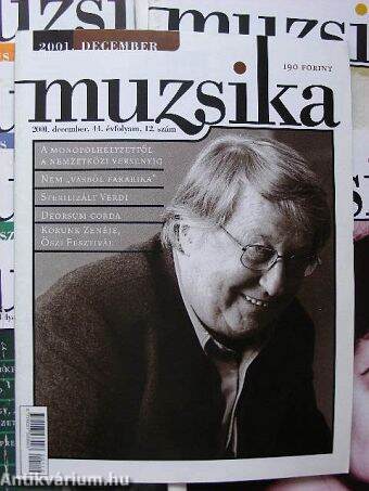 Muzsika 2001. (nem teljes évfolyam)