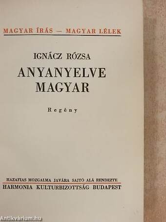 Anyanyelve magyar