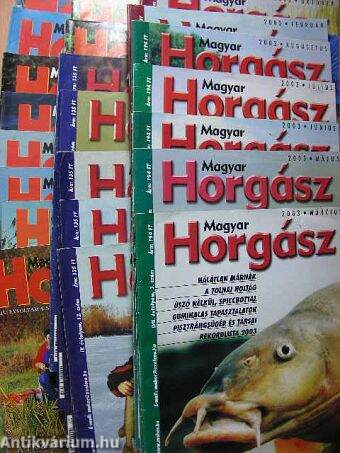 Magyar Horgász (vegyes számok , 22 db)