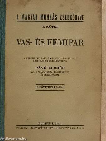 Vas- és fémipar