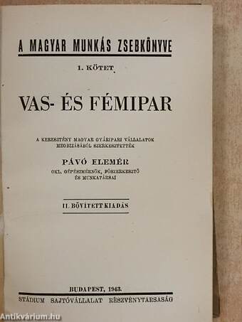 Vas- és fémipar