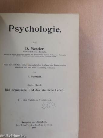 Psychologie I-II.