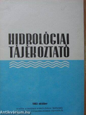 Hidrológiai Tájékoztató 1983. október