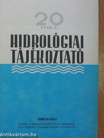 Hidrológiai Tájékoztató 1980. október