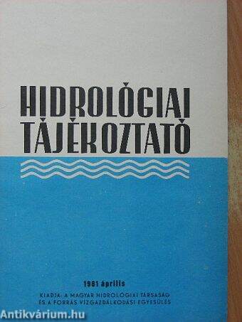 Hidrológiai Tájékoztató 1981. április