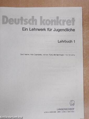 Deutsch konkret - Lehrbuch 1.