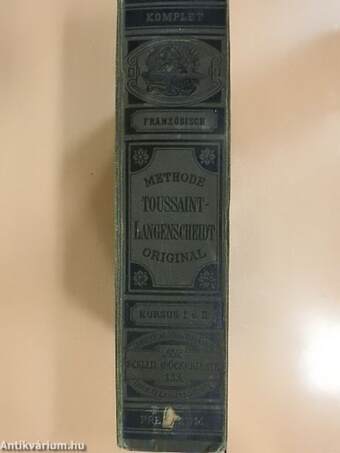 Methode Toussaint-Langenscheidt - Original Französisch 1885.1-36/I-VIII.