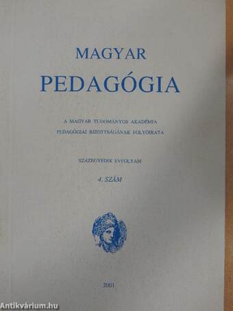 Magyar Pedagógia 2001/4.