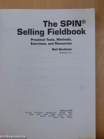 The Spin Selling Fieldbook