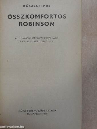 Összkomfortos Robinson