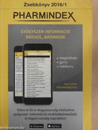 Pharmindex Zsebkönyv 2016/1