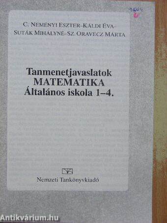 Matematika - Tanmenetjavaslatok