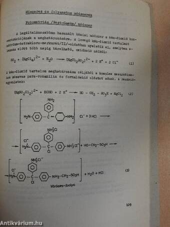 Környezetvédelem analitikája III./Levegőszennyezők analitikája