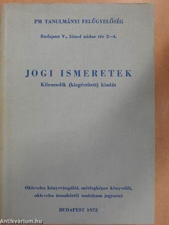 Jogi ismeretek