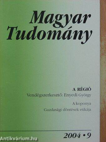 Magyar Tudomány 2004. szeptember