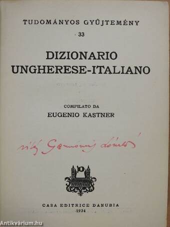 Dizionario Ungherese-Italiano