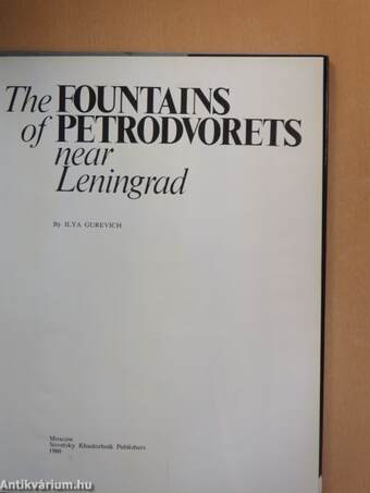 The Fountains of Petrodvorets near Leningrad