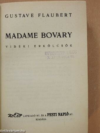 Madame Bovary