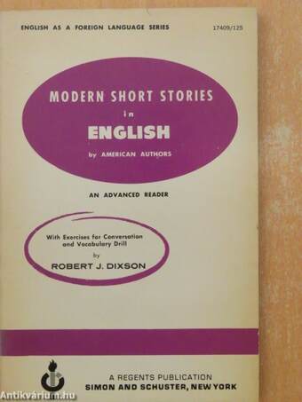 Modern Short Stories in English by American Authors