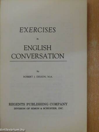 Exercises in English Conversation