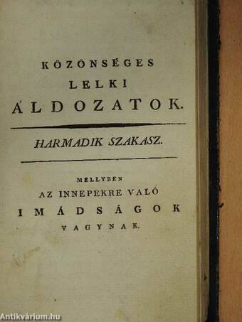 Közönséges lelki áldozatok II-III. (töredék)(rossz állapotú)