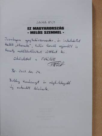 Ez Magyarország - melós szemmel (dedikált példány)