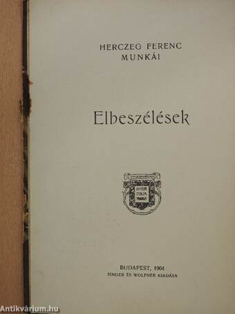 Elbeszélések