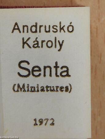 Senta (mikrokönyv)