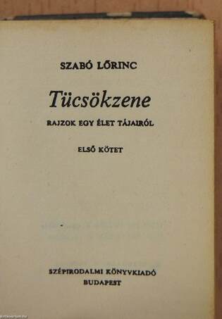 Tücsökzene 1-2. (minikönyv)