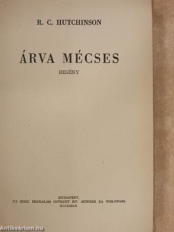 Árva mécses