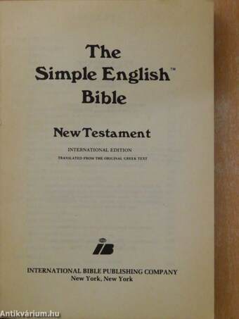 The Simple English Bible