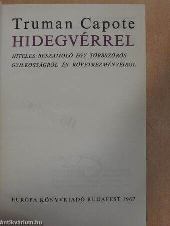 Hidegvérrel