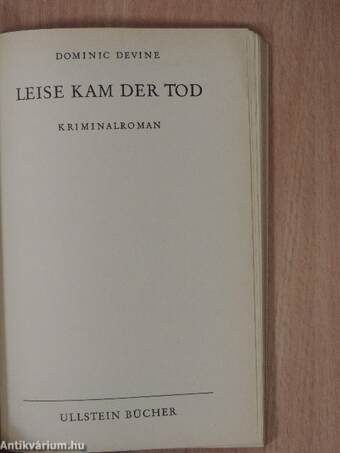 Geheimwaffe schwarzer Blitz/Leise kam der Tod