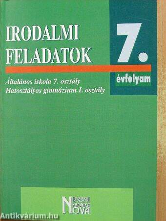 Irodalmi feladatok 7.