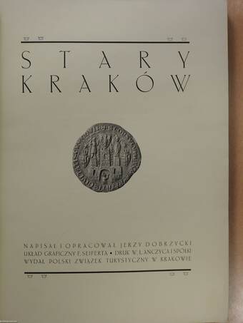 Stary Kraków (aláírt példány)