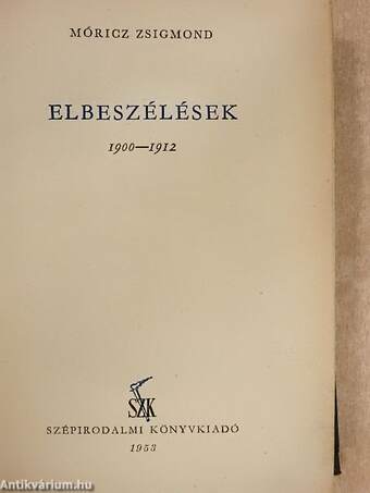 Elbeszélések I.